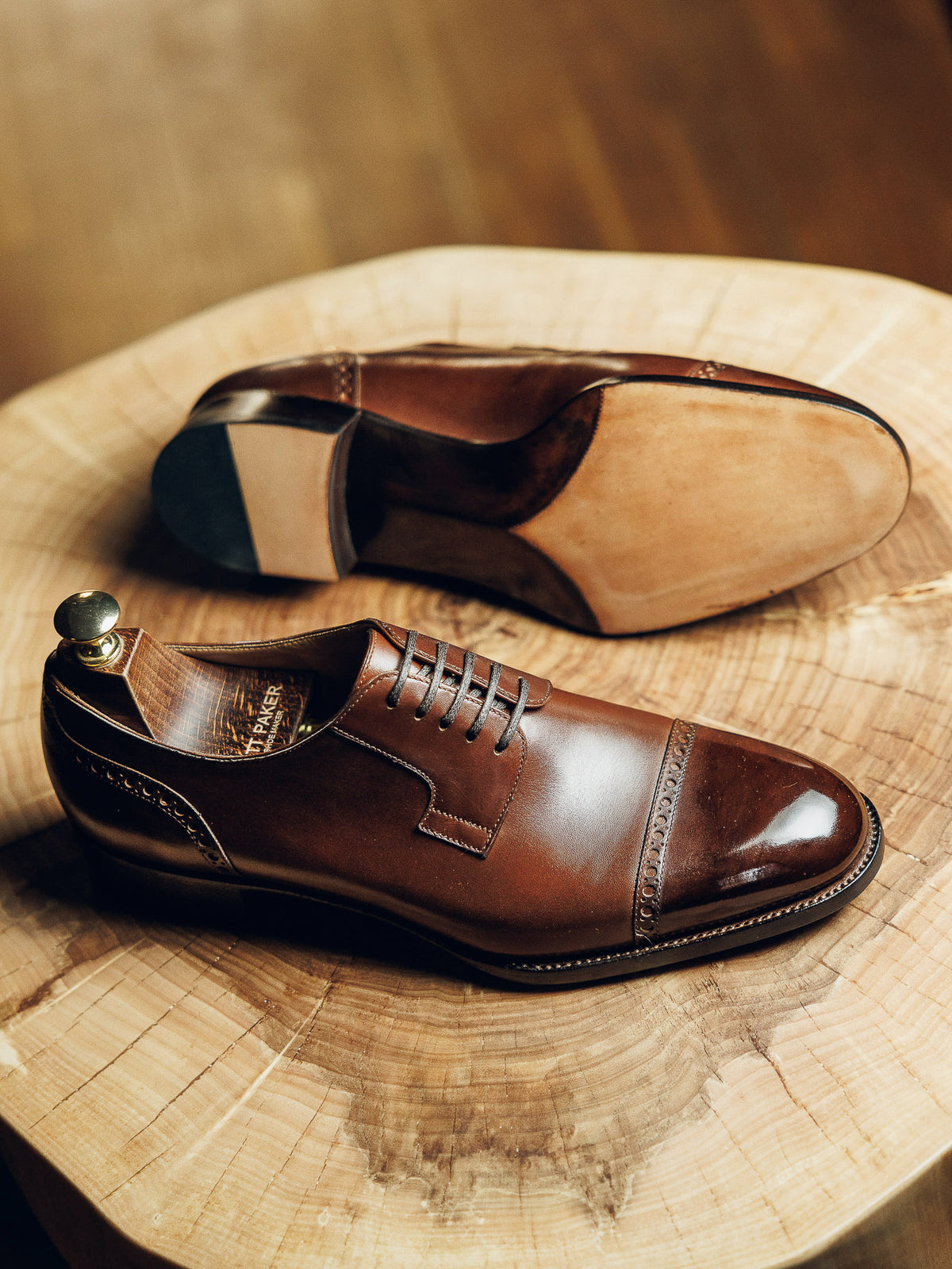 ED125 | BROWN CAP TOE DERBY
