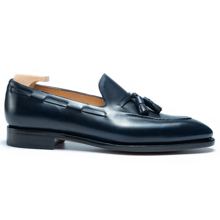 PAUL | NAVY BLUE TASSEL LOAFERS
