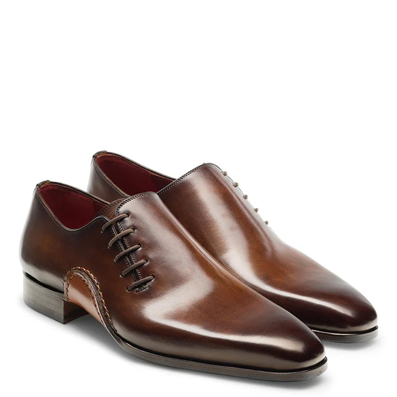 DAVID | BROWN SIDE LACE OXFORD