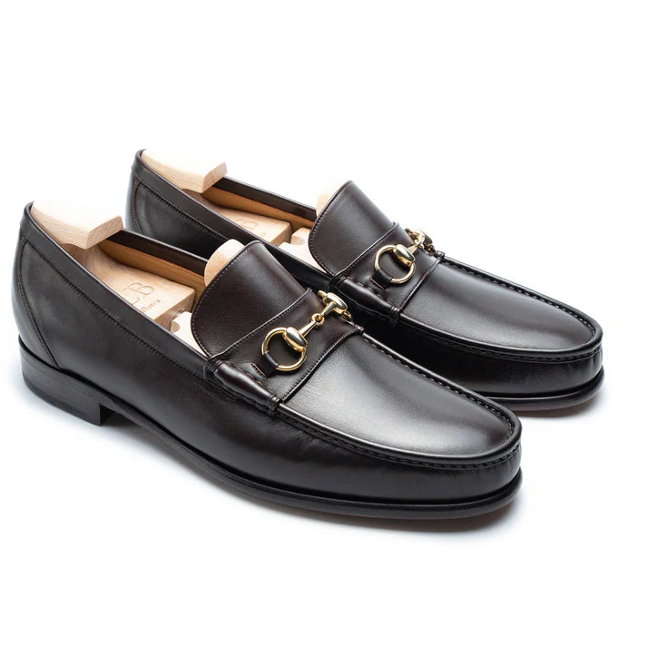 KINOWA | DARK BROWN HORSEBIT LOAFERS