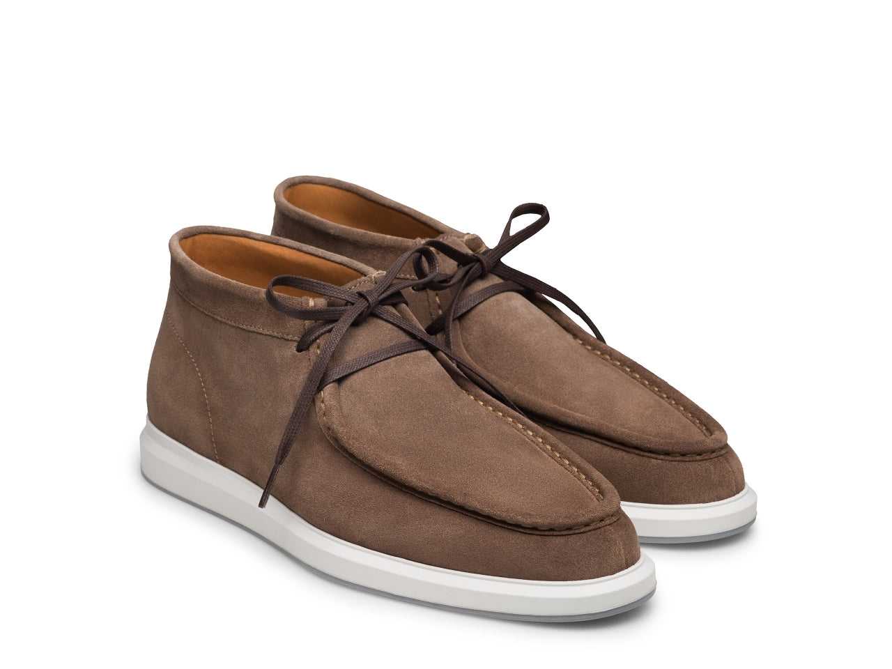 MOCHA BOOTS | BROWN SUEDE LACE UPS