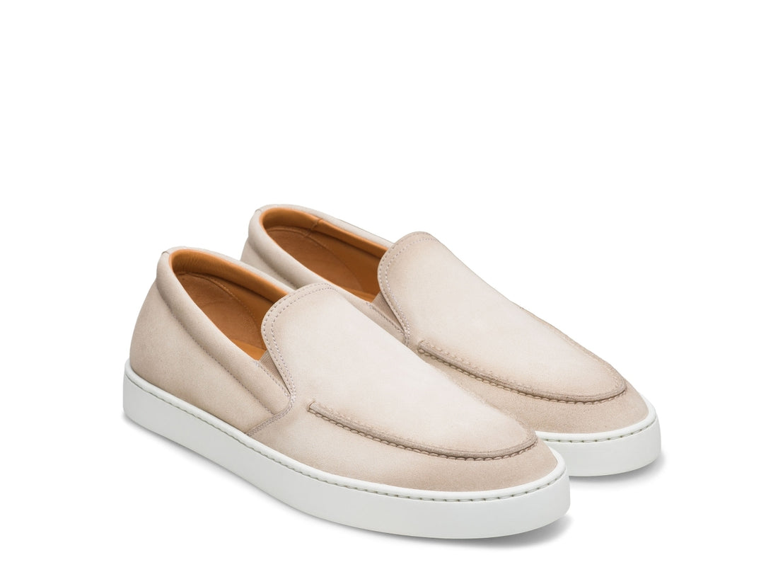 VENICE | CREAM SUEDE LOAFER