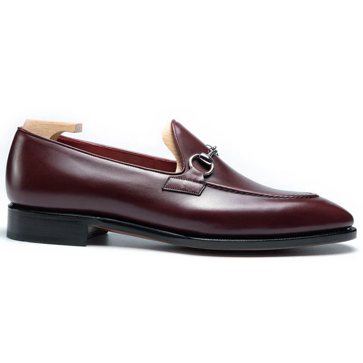 SALVIO | CHERRY HORSEBIT LOAFERS