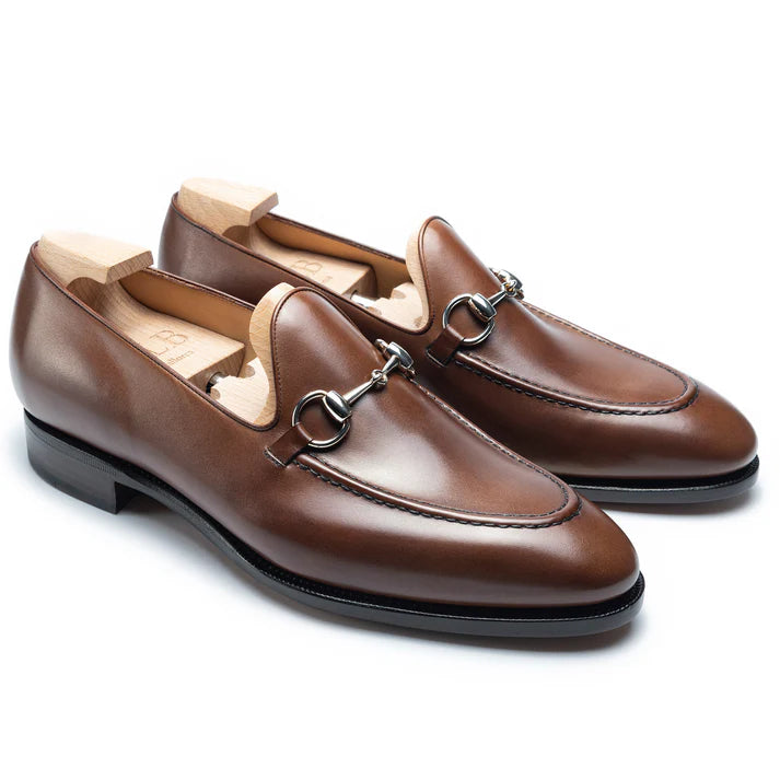 SALVIO | BROWN HORSEBIT LOAFERS