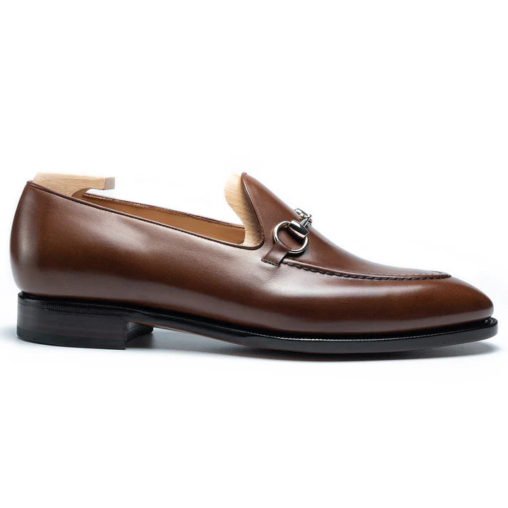 SALVIO | BROWN HORSEBIT LOAFERS