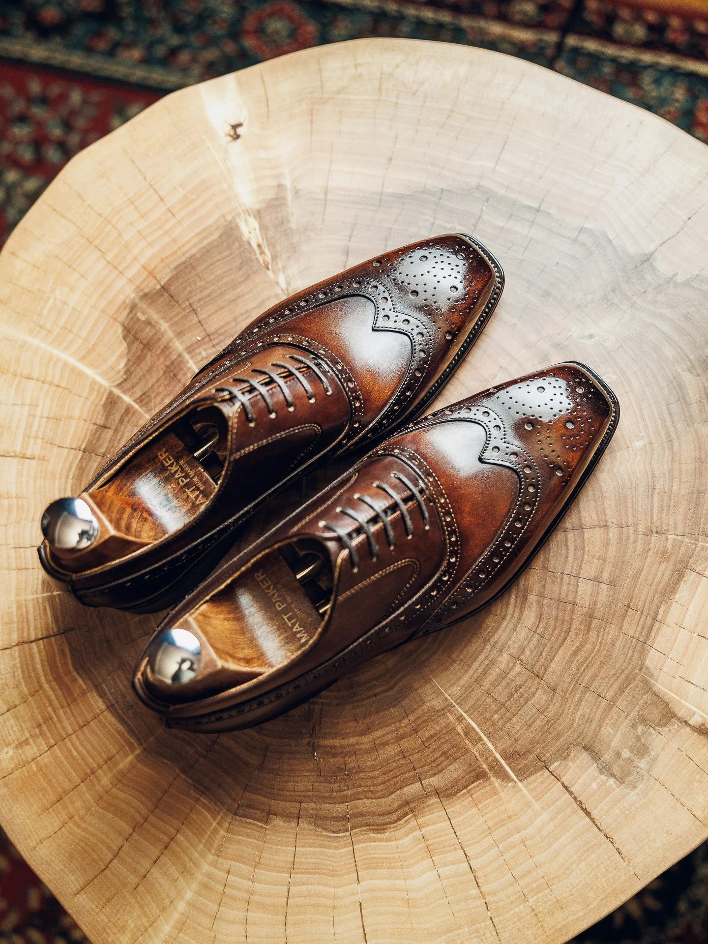 OXFORDS BALMORAL BROWN DERBY | PATINA FINISH