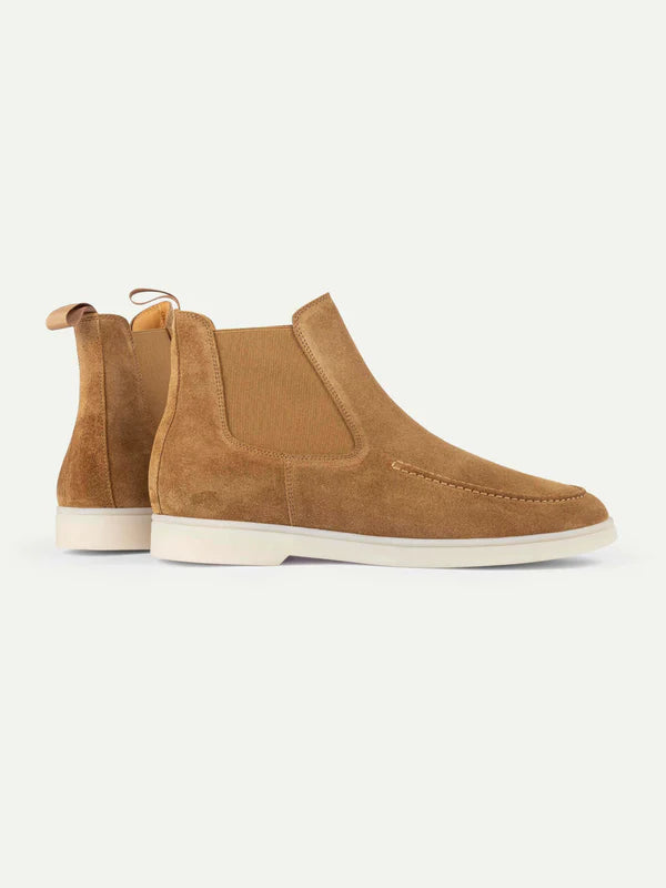 CITY CHELSEA BOOTS | BEIGE SUEDE