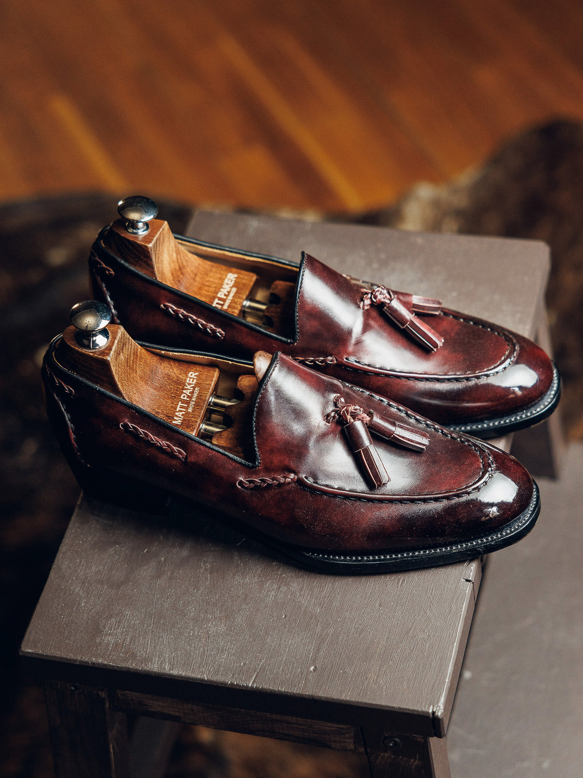 ED137 | CHOCO BROWN TASSEL LOAFERS