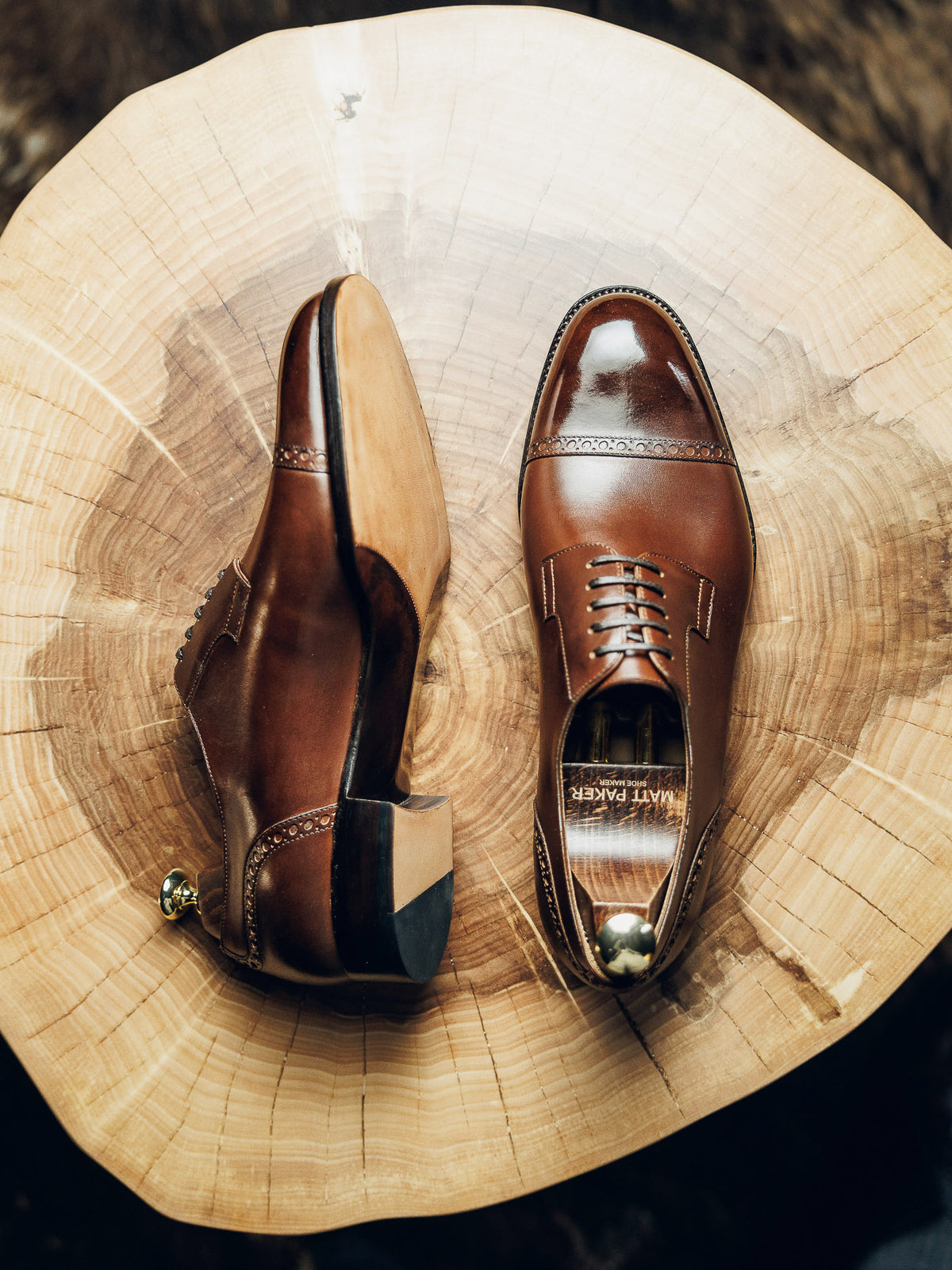 ED125 | BROWN CAP TOE DERBY