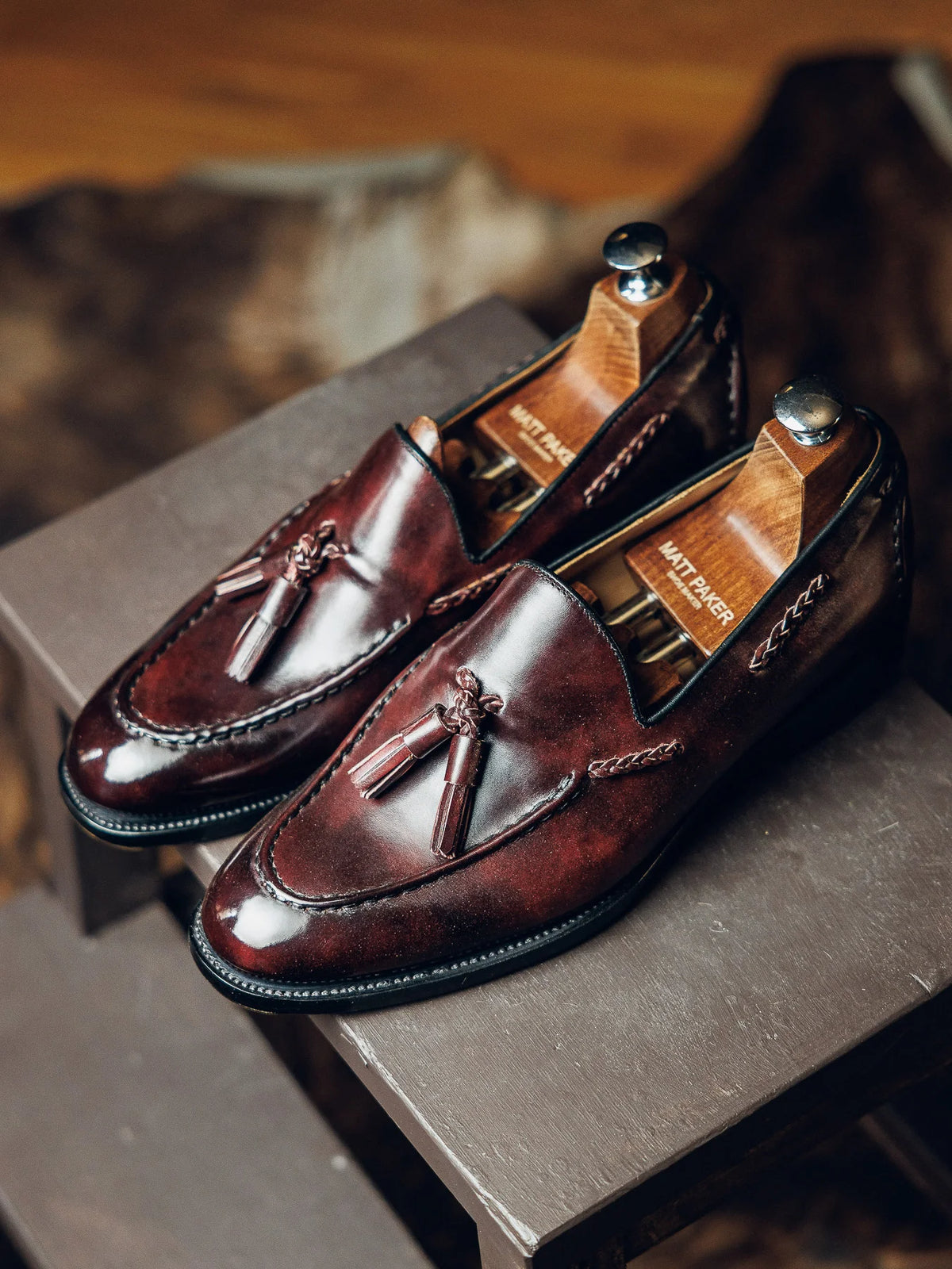ED137 | CHOCO BROWN TASSEL LOAFERS