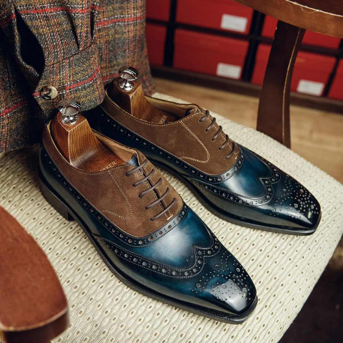BALMORAL OXFORDS COMBINATION | PATINA FINISH