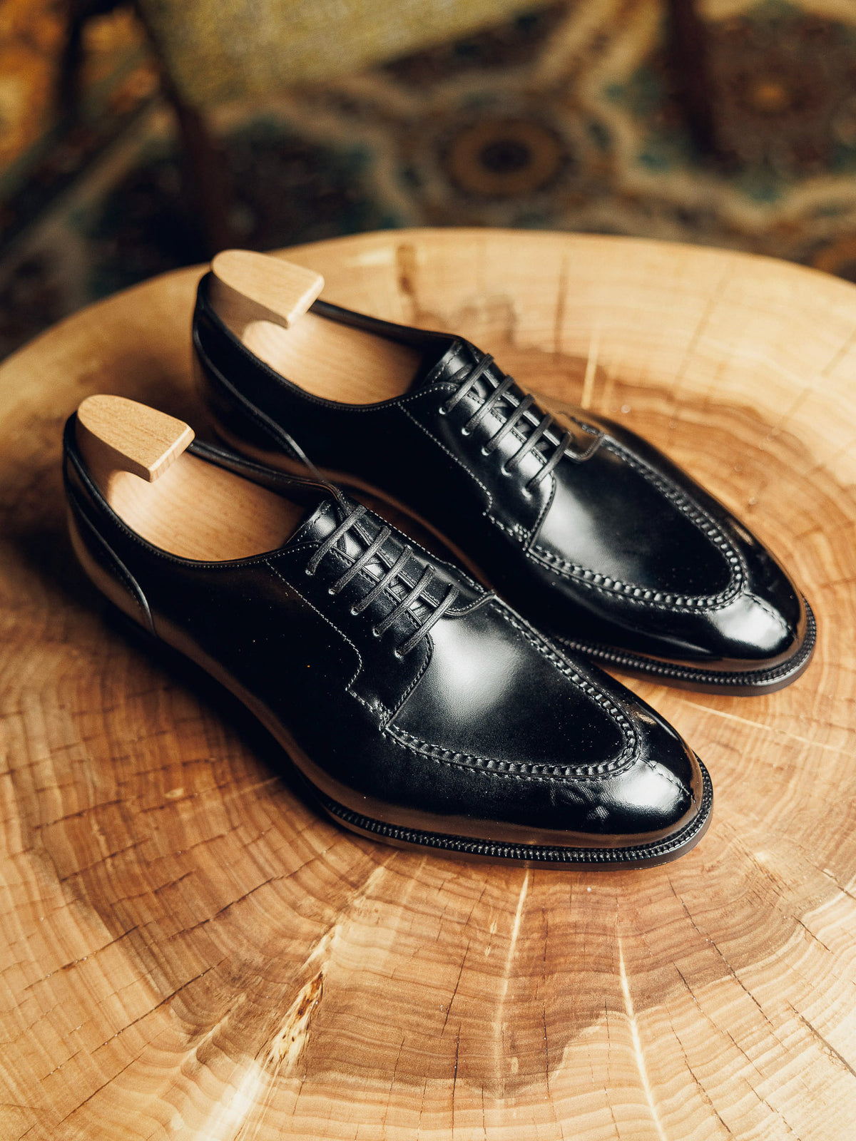 ED113 | BLACK METAL TOE DERBY
