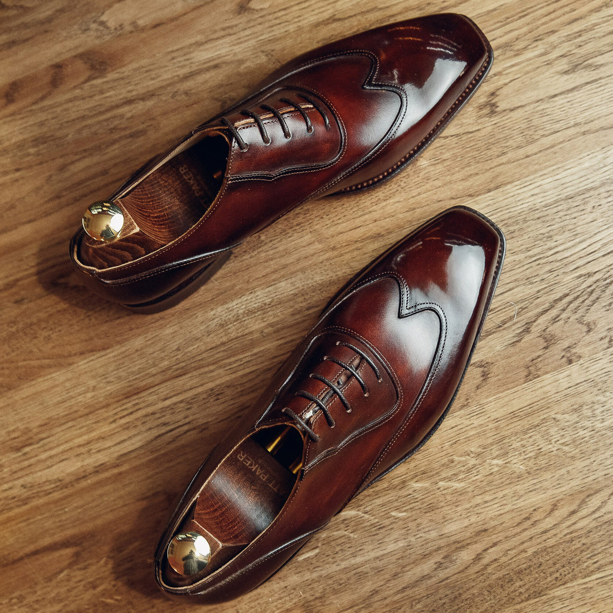 ED158 | CHOCO BROWN WINGTIP OXFORDS