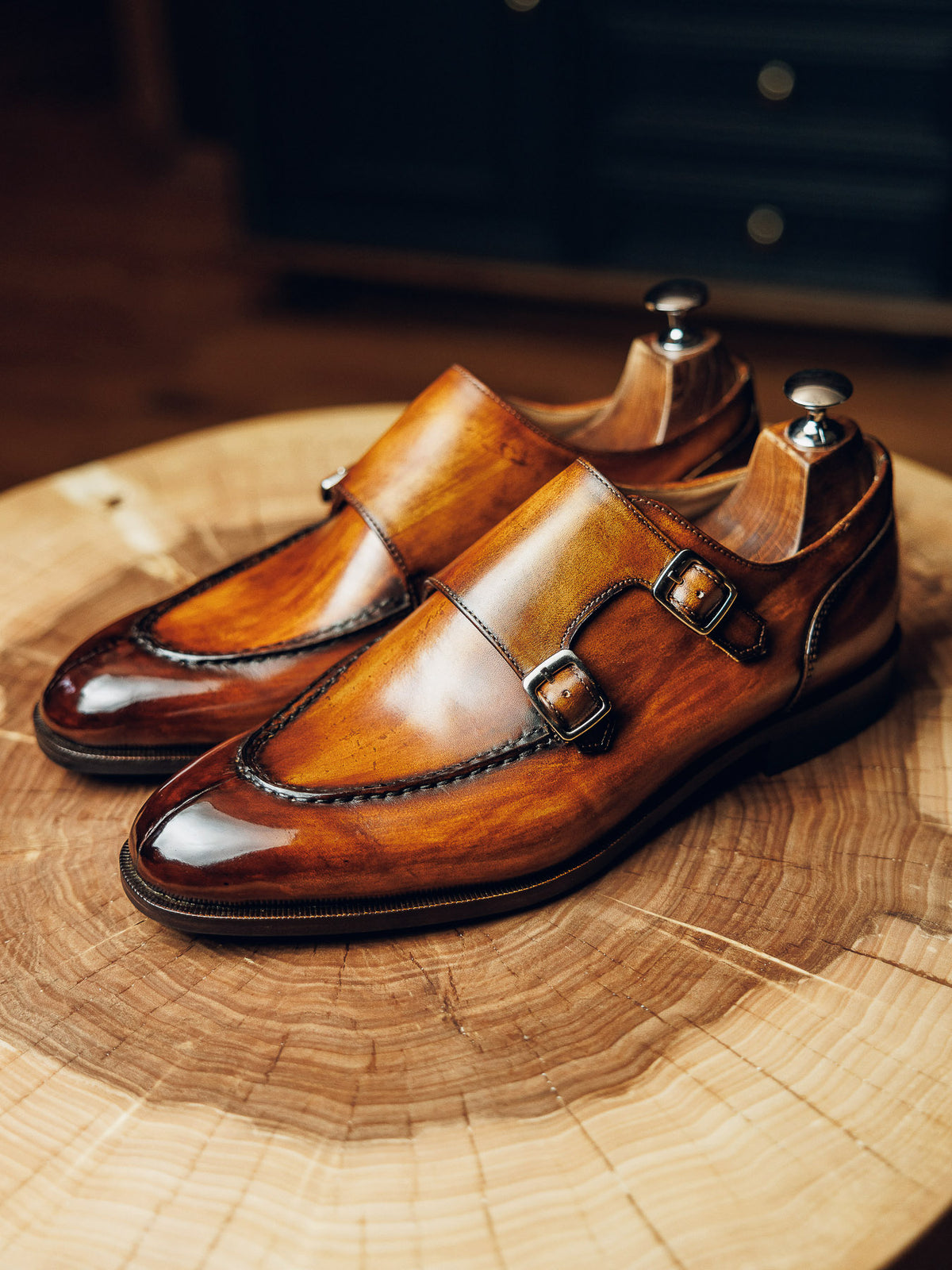 ED149 | TAN SPLIT TOE MONK
