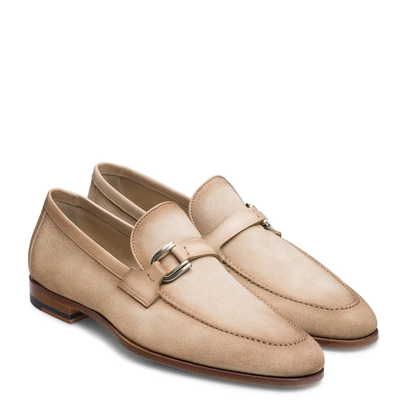 SILVA | CREAM SUEDE LOAFERS