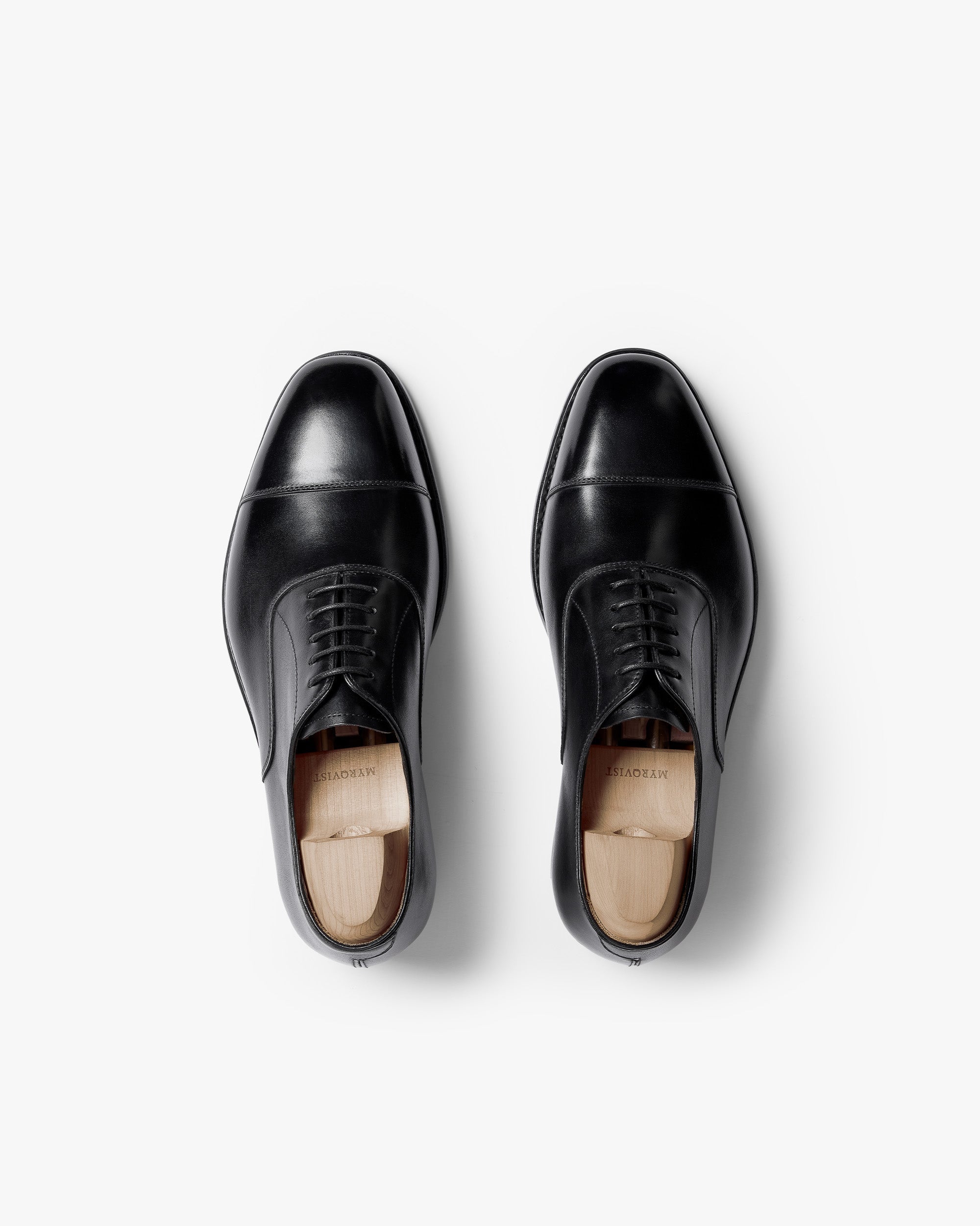 FABIO | BLACK CALF LEATHER LACE UPS