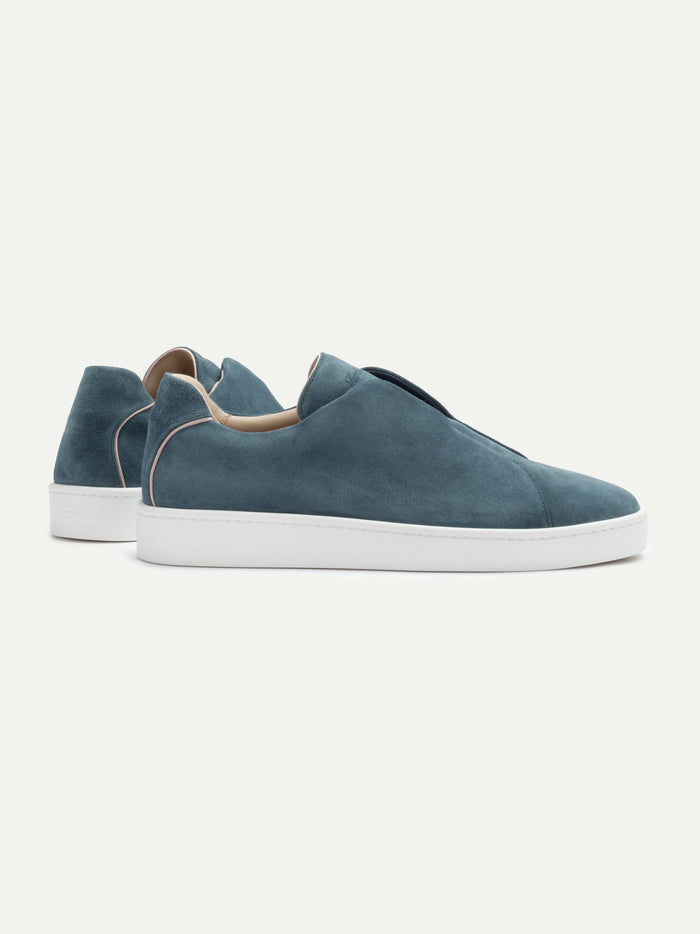 SEA GREEN SUEDE SNEAKER
