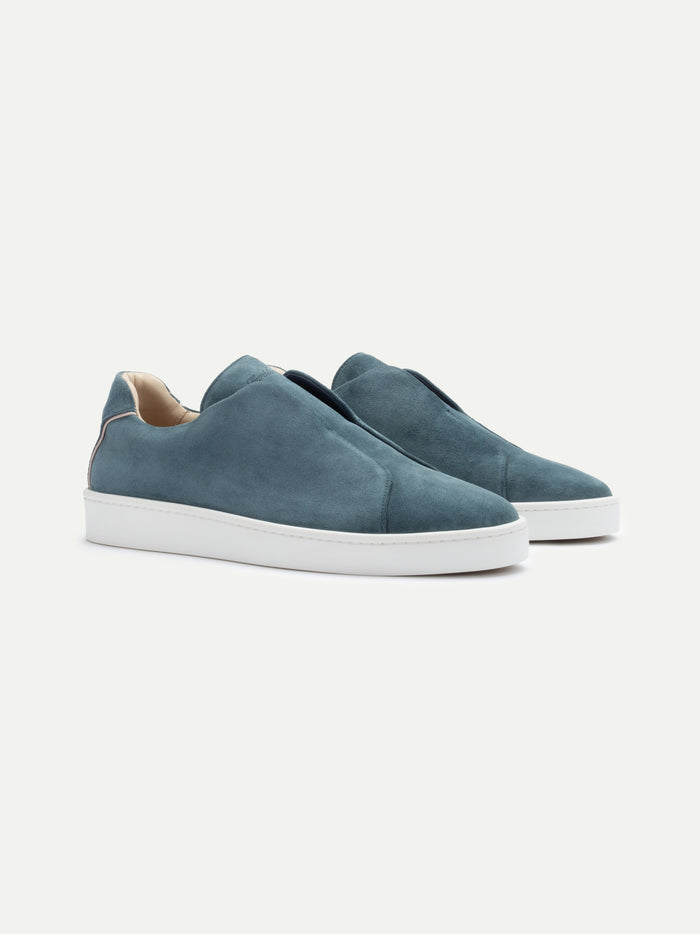 SEA GREEN SUEDE SNEAKER