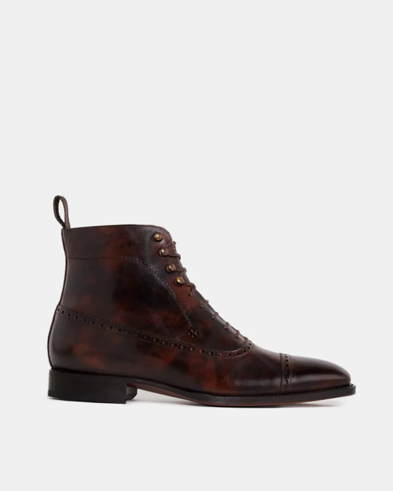 BROWN BROGUE BOOTS | OFFICE WEAR COLLECTION