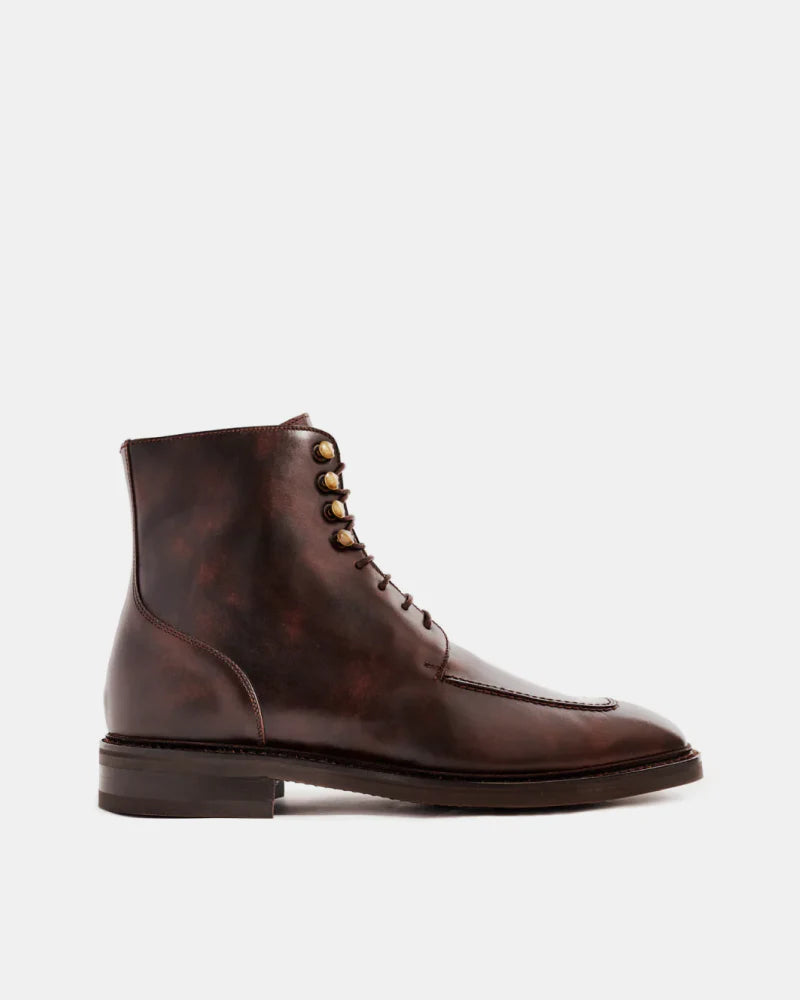 BROWN TWO TONE BOOTS | THE OFFICE WEAR COLLECTION