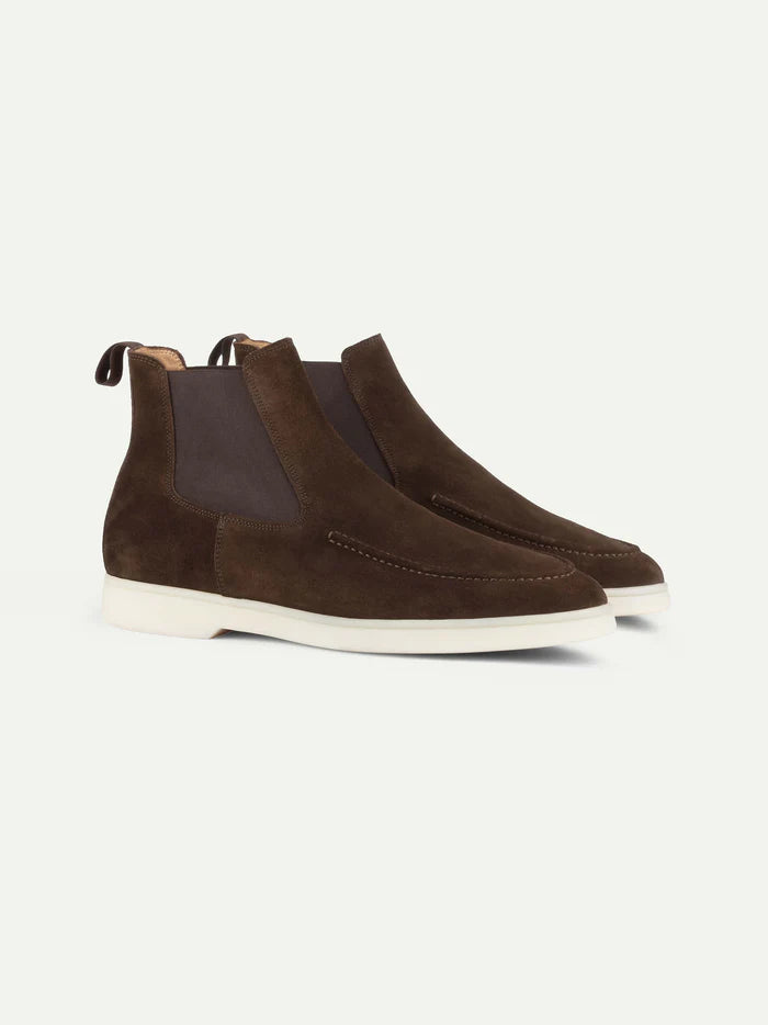 CITY CHELSEA BOOTS | BROWN SUEDE