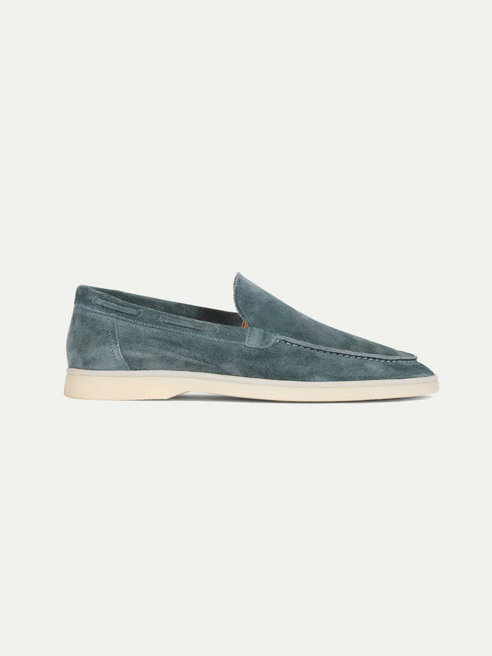 YACHT LOAFERS | PETROL SUEDE