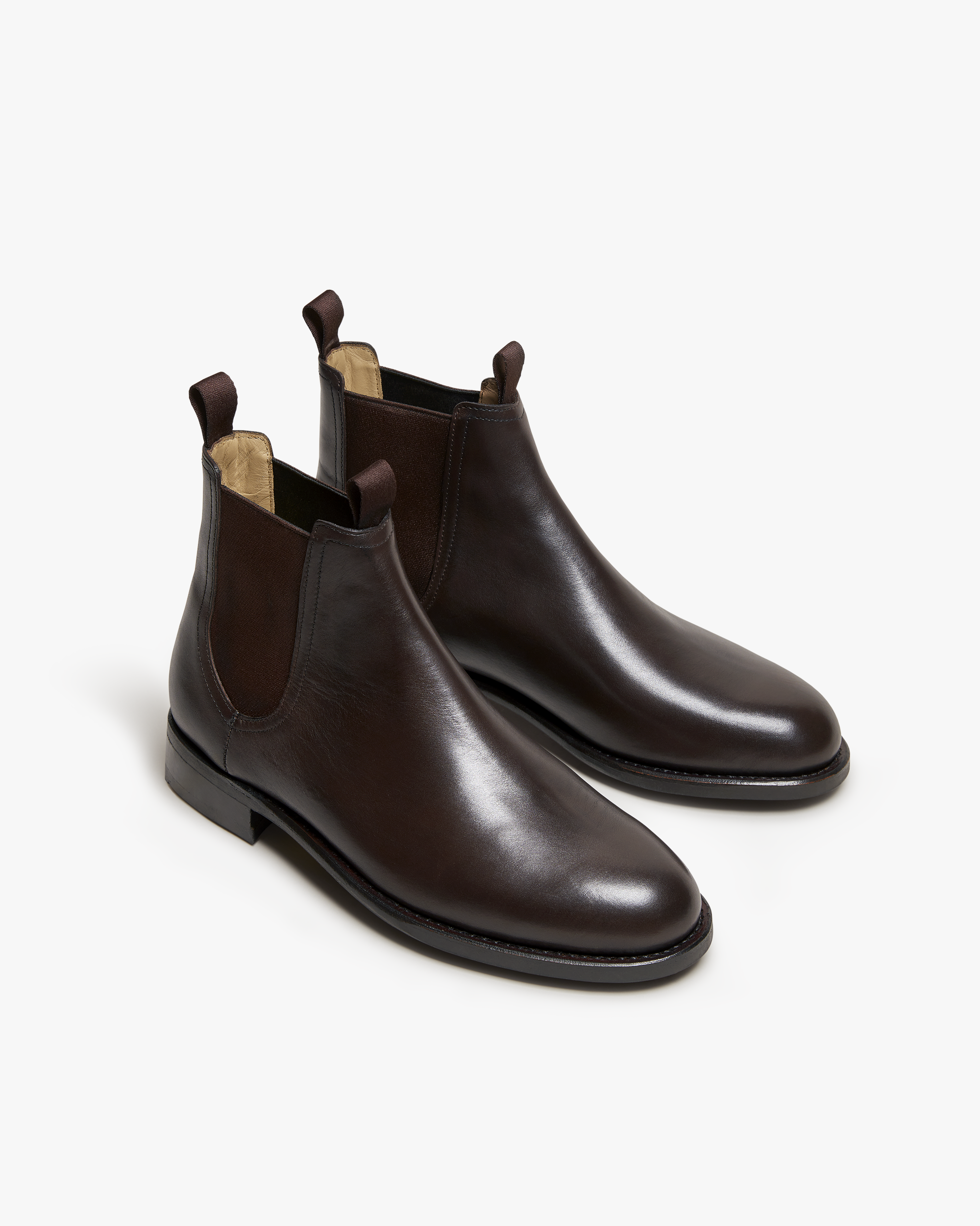 WALTER | DARK BROWN CALF LEATHER BOOTS