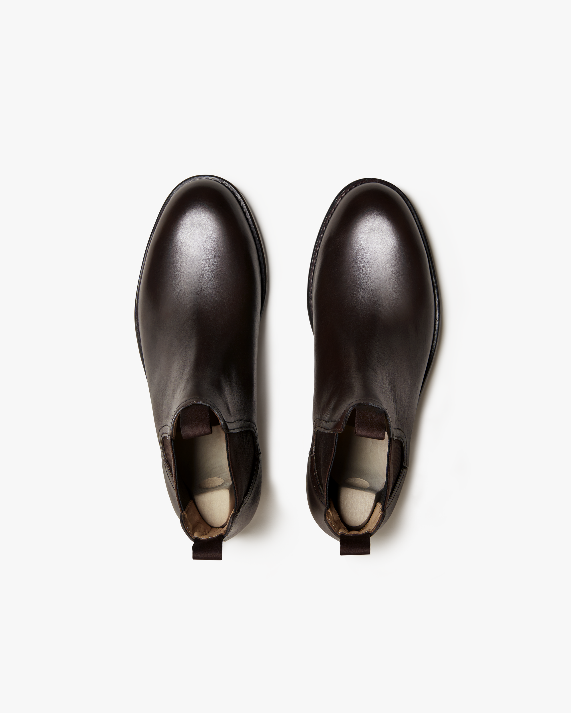WALTER | DARK BROWN CALF LEATHER BOOTS