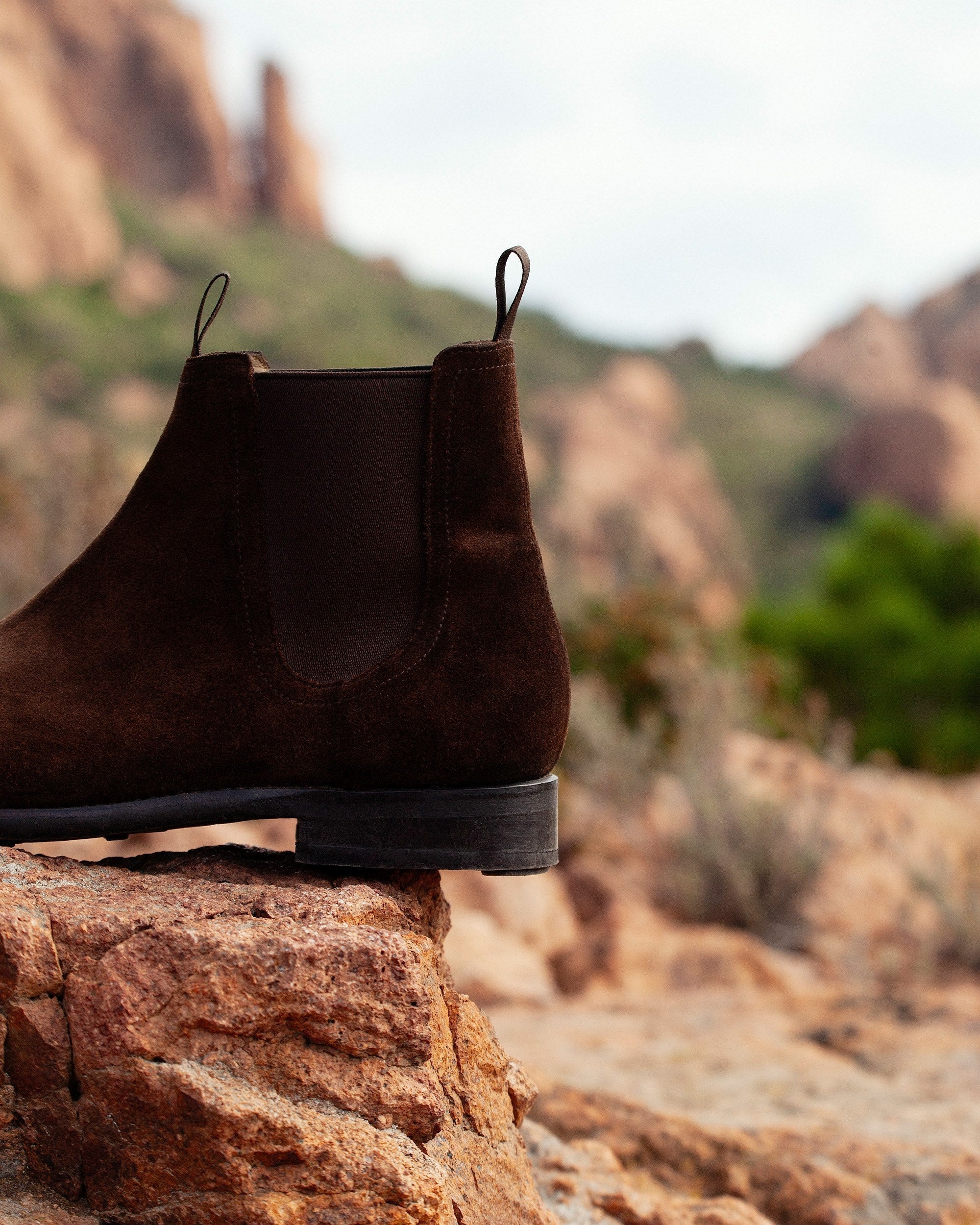 DYLAN | DARK BROWN SUEDE CHELSEA BOOTS