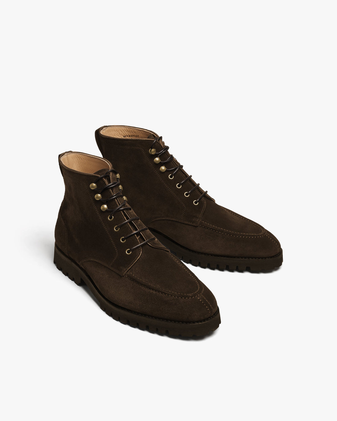 HUDSON | DARK BROWN SUEDE LACES BOOTS