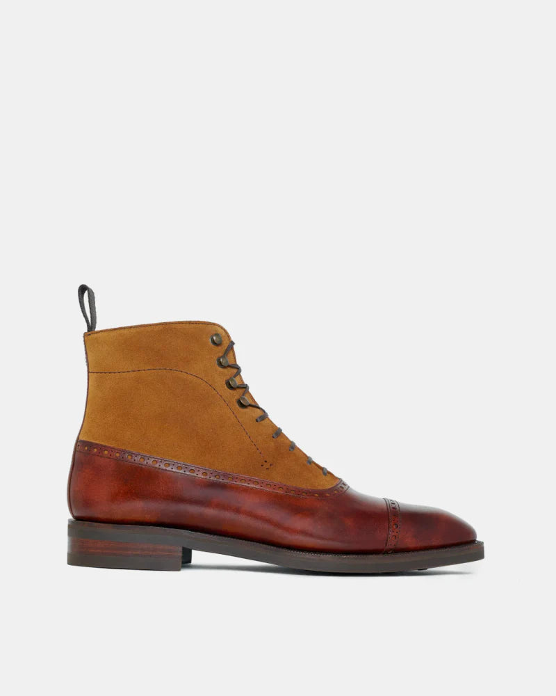 COGNAC SUEDE BOOTS | THE OFFICE WEAR COLLECTION