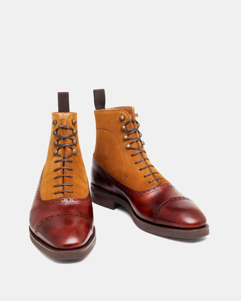 COGNAC SUEDE BOOTS | THE OFFICE WEAR COLLECTION