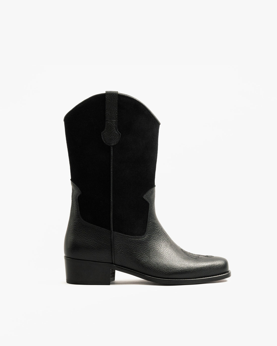 JARED | BLACK LEATHER LONG BOOTS