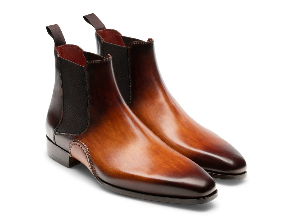 LOUIS TAN BROWN - DUAL TONE BOOTS