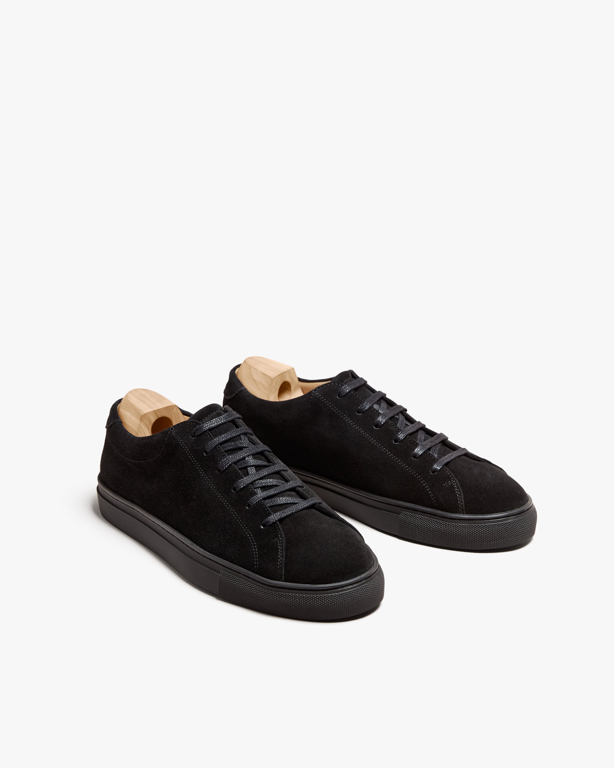 NOHA | BLACK SUEDE LEATHER SNEAKERS