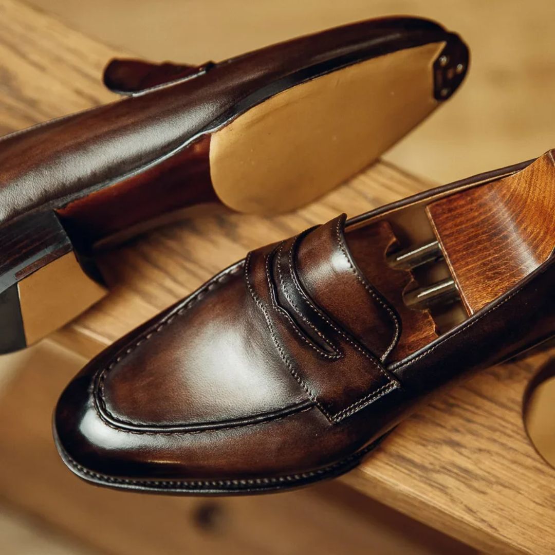 PENNY LOAFERS | PATINA FINISH