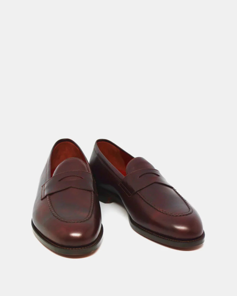 CHERRY TWO-TONE PENNY LOAFERS | THE OFFICE WEAR COLLECTION