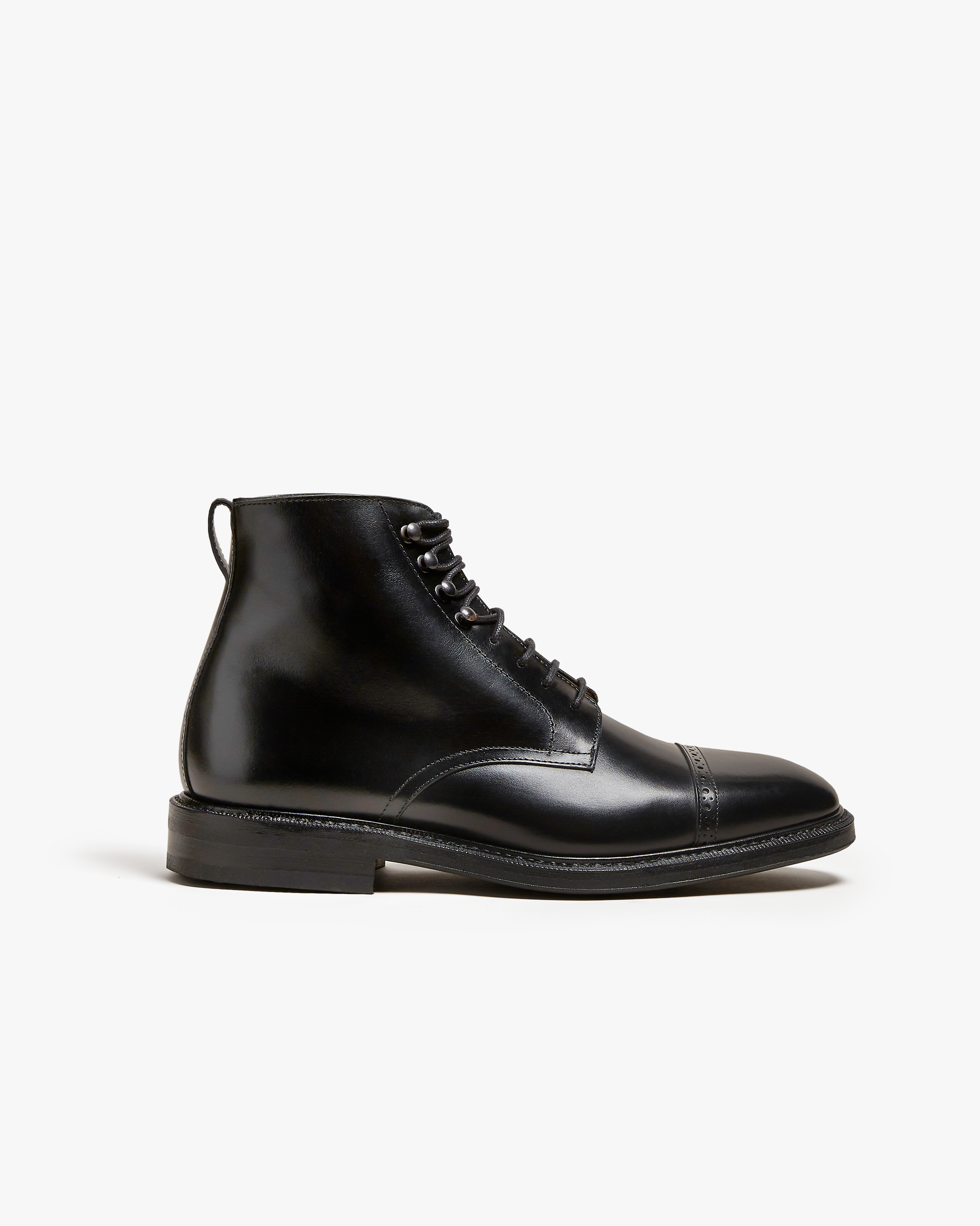 TYLER | BLACK LACES CALF LEATHER BOOTS