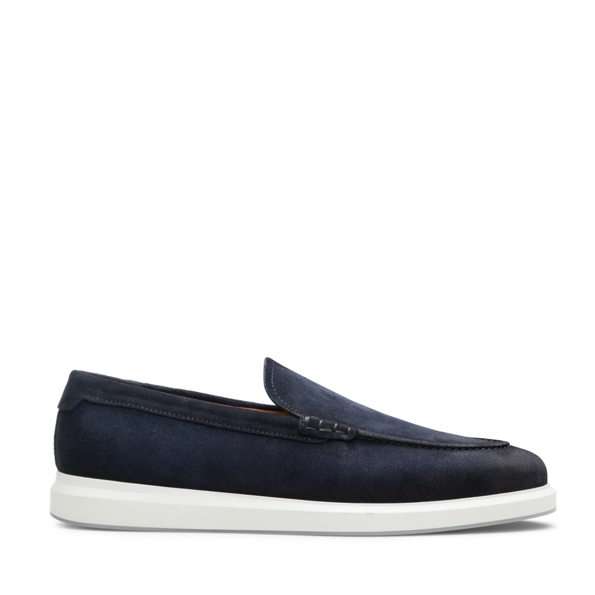 BLUE SUEDE CUP SOLE COMFORTABLE LOAFERS