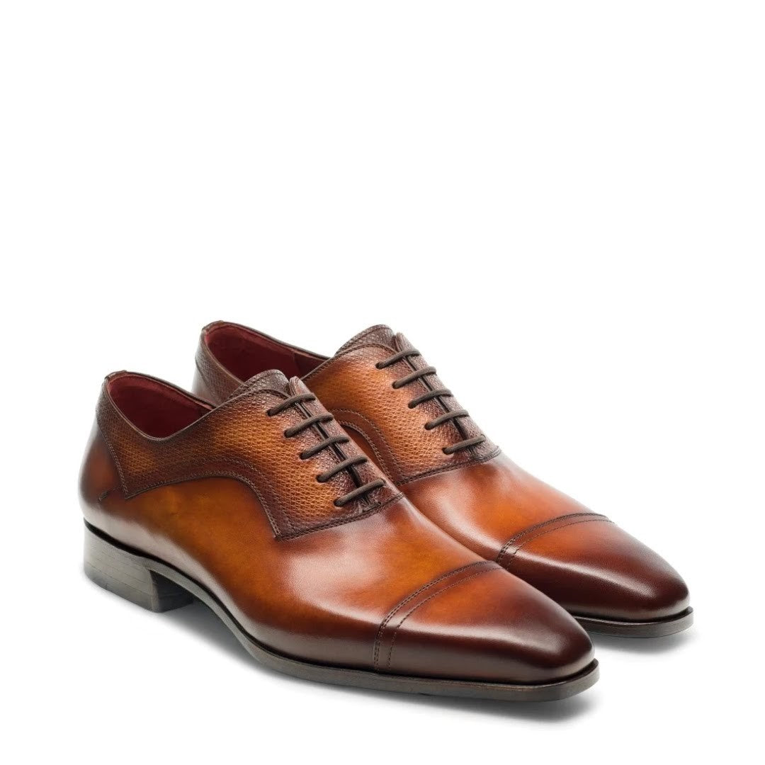 CHIVAS | BROWN HAND-PAINTED LACE UPS