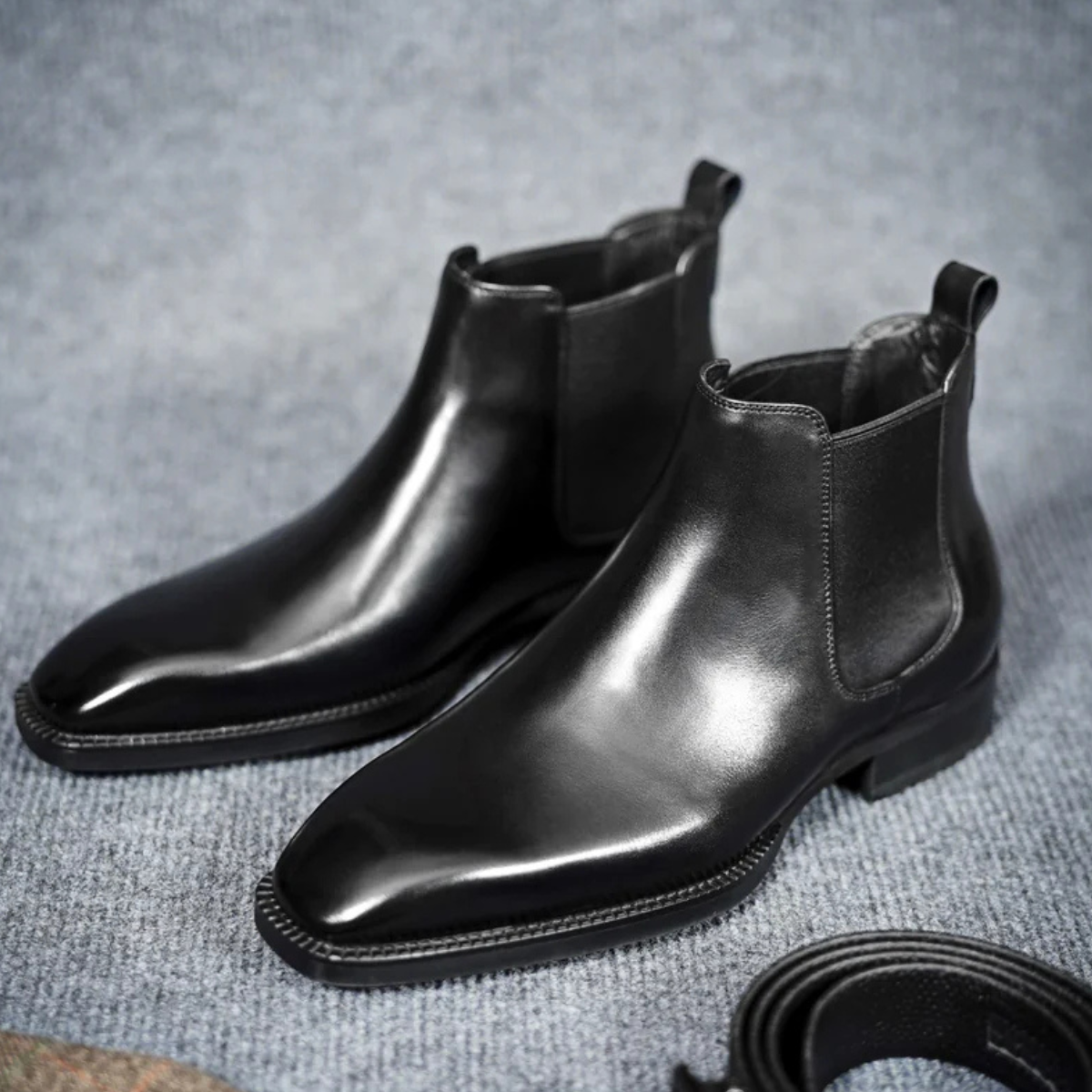 CLASSIC BLACK CHELSEA BOOTS