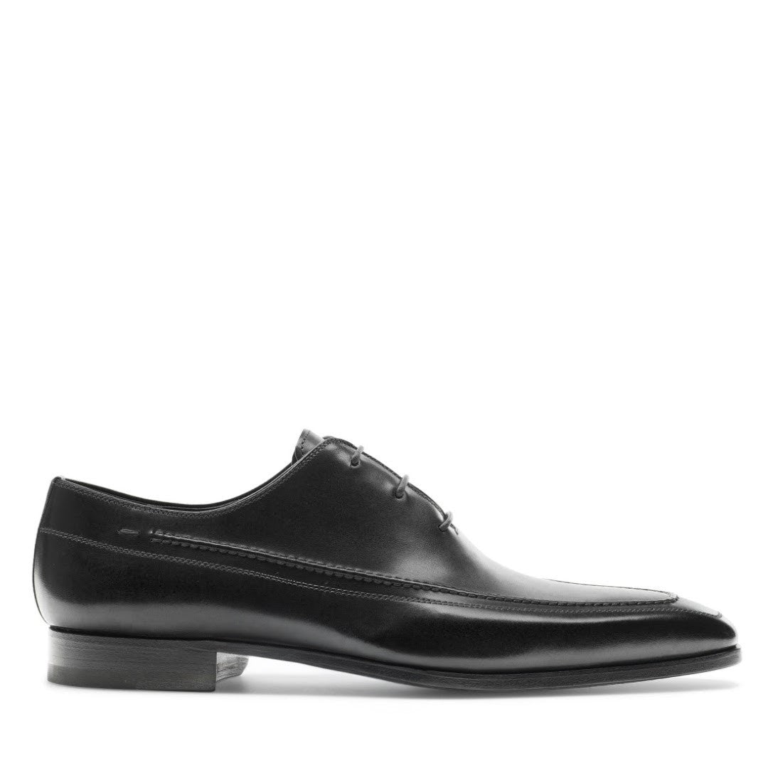 ALBERT | BLACK CURVED SOLE LACE UPS