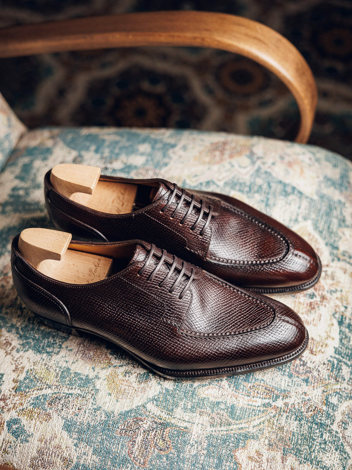 ED103 | BROWN SPLIT TOE DERBY