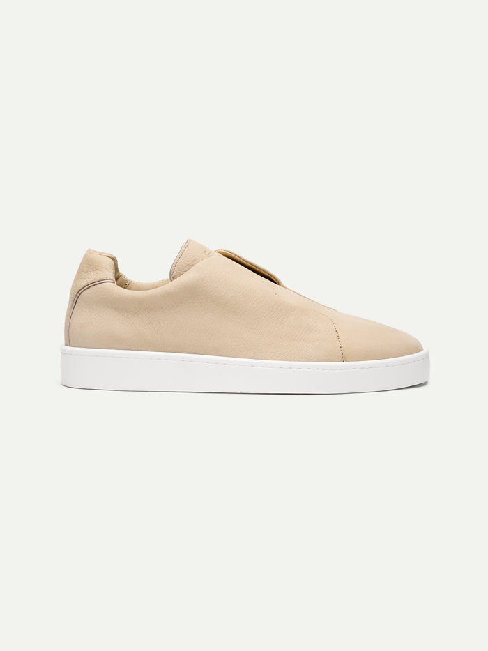 LIGHT BEIGE NUBUCK SNEAKER