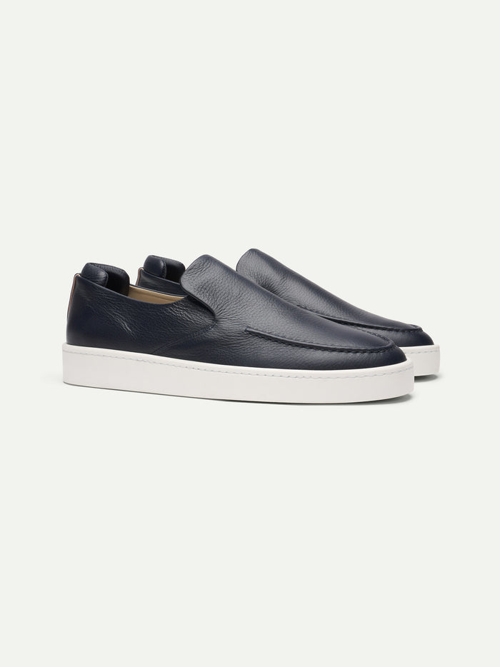 NAVY SLIP-ON SNEAKER