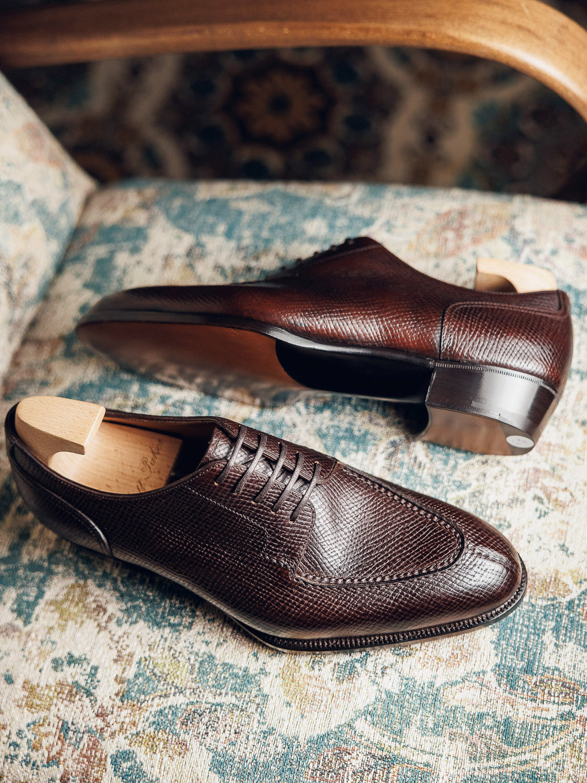 ED103 | BROWN SPLIT TOE DERBY
