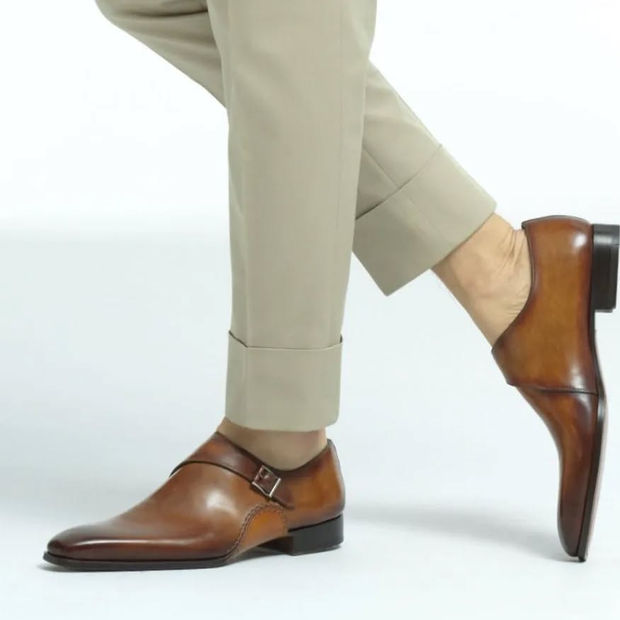 EREN II | TAN SINGLE MONKSTRAP