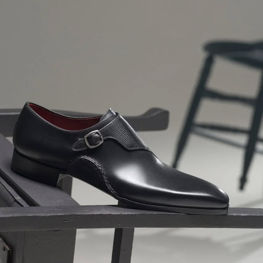 ARTHUR BLACK | CURVED SOLE MONKSTRAP