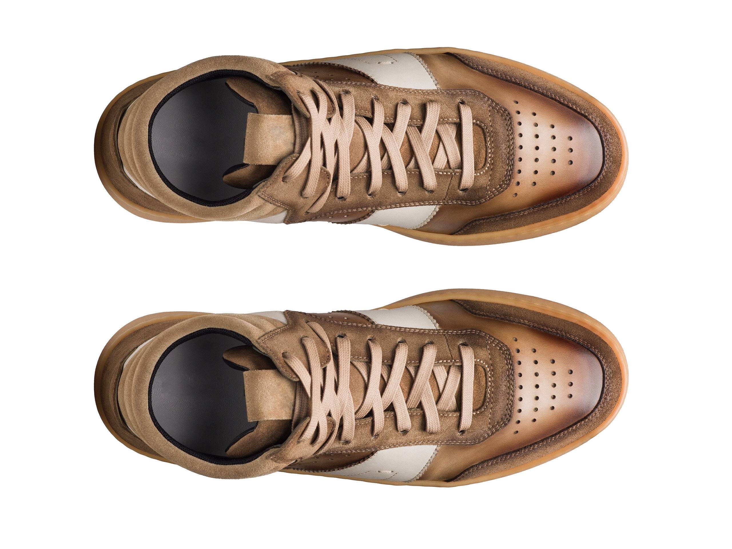 Miro 55 | Mid height Leather sneakers