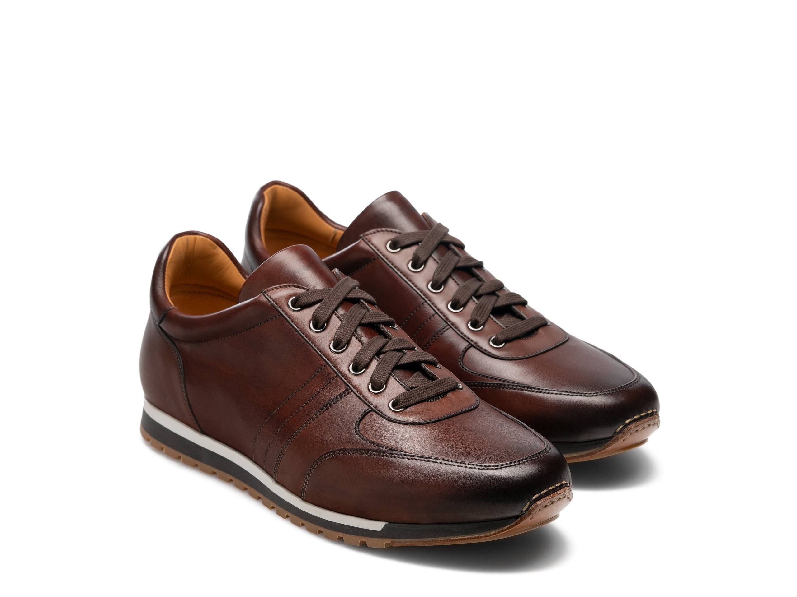 GLIDE 330 | BROWN LEATHER SNEAKER